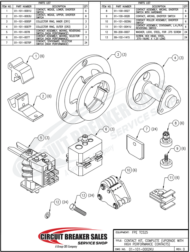 Federal Pacific Fpe Tc525 Heavy Duty Moving Selector Switch - Primary image