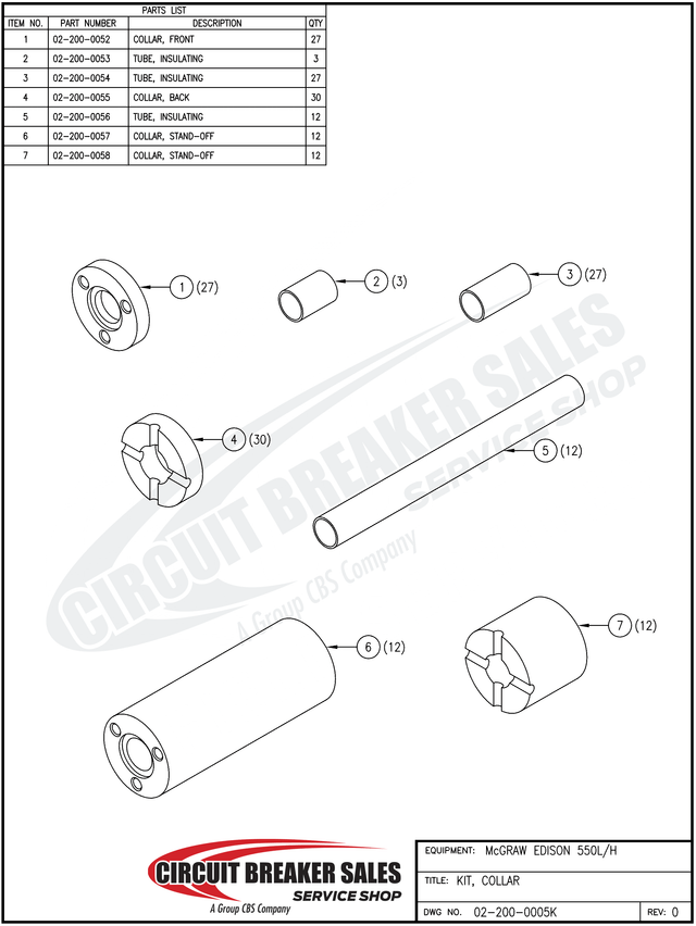 Mcgraw Edison 550 Collar Kit Kit Collar - Primary image