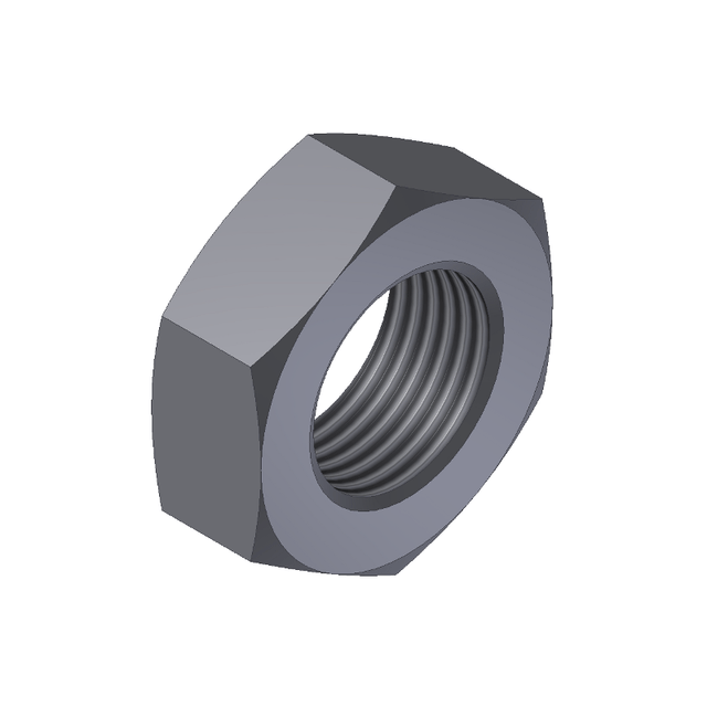 Siemens Tlh21 Isolated Oem Nut Jam Hex Steel 750 16 unf - Primary image